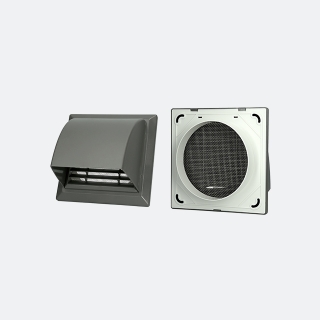 ฝาครอบช่องระบายอากาศ ชนิดพลาสติคชนิดมีบังฝน อุปกรณ์เสริมสำหรับเครื่องดูดควัน  | EVE