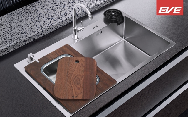 EXCLUSIVE DEAL เซ็ตซิงค์ล้างจาน KUBE + ก๊อก EMMA ดีไซน์โมเดิร์น จำนวนจำกัด