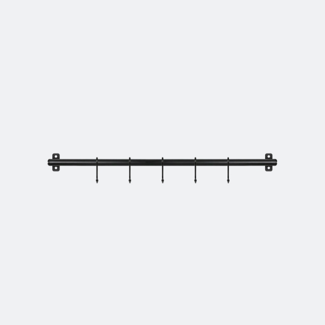 ราวแขวนติดผนังพร้อมตะขอ WR6-WS Rail 600 mm. | EVE ออนไลน์