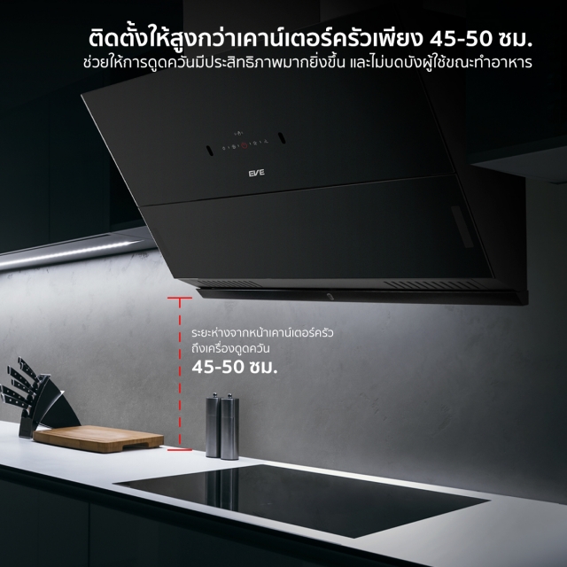 เครื่องดูดควันติดผนัง HC-ARIA-90 | EVE ออนไลน์