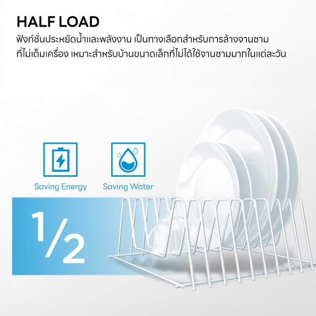 เครื่องล้างจาน ยี่ห้อ EVE รุ่น ONU เป็นเครื่องอบจาน เครื่องล้างจานอัตโนมัติ เครื่องล้างจานตั้งพื้น เครื่องล้างจานขนาดกะทัดรัด dishwasher