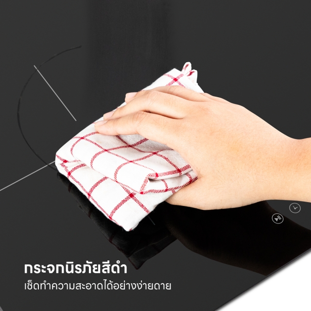 เตาเซรามิค เตาไฟฟ้าเซรามิค 4 หัว แบบฝัง HB60-4CEM/SC