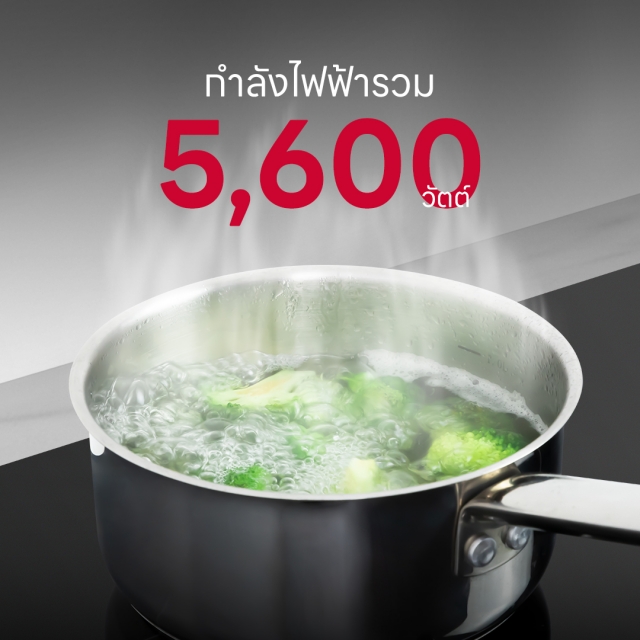 เตาไฟฟ้า 3 หัว เตาแม่เหล็กไฟฟ้า ผสม เตาเซรามิค HB73-2IND1DCEM/SC