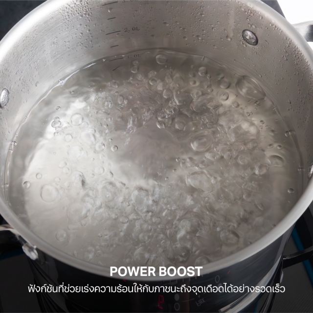 เตาแม่เหล็กไฟฟ้า 2 หัว แบบฝัง (เตา induction)HB30-1FZ361/SC