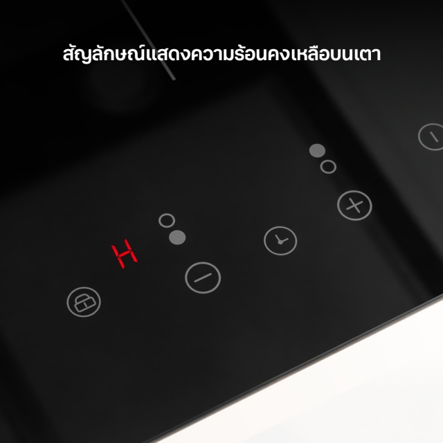 เตาแม่เหล็กไฟฟ้า 2 หัว ฐานกระจก รุ่น  HB30-2IND294/TC